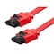 Monoprice 18inch SATA 6Gbps Cable w/Locking Latch - Red 8784 - alternate 2